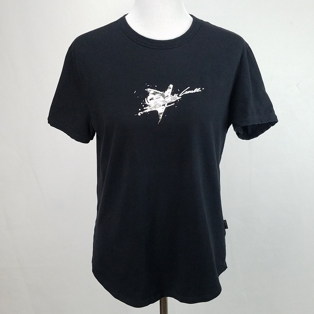 JUST CAVALLI Logo Star Black Fitted #I